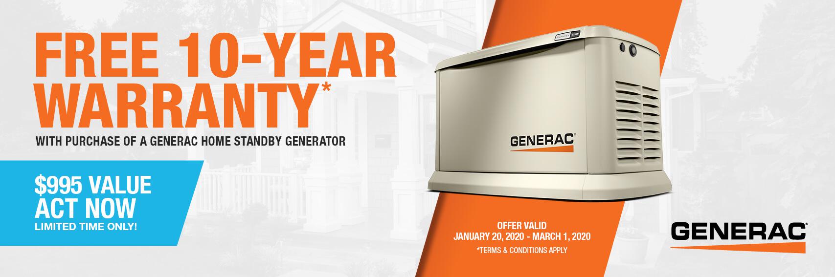 Homestandby Generator Deal | Warranty Offer | Generac Dealer | Omaha, NE